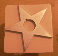 Ningbo Lihe has produced a star shape magnets this time.