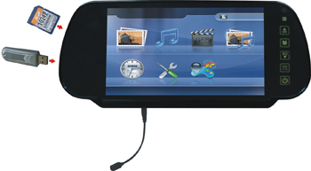 Car Monitor with 7"TFT LCD