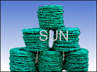 PVC Coated Barbed Iron Wire