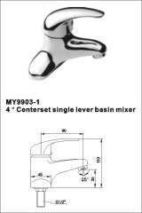 Centerset Single Lever Basin Mixer