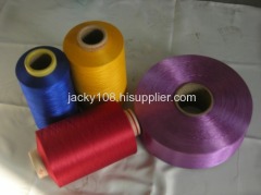 POLYESTER YARN DTY BLACK AND VARIOUS COLOR