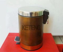 Stainless steel trashcan