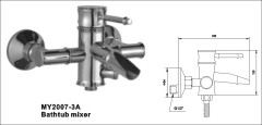 whirlpool bathtub mixer