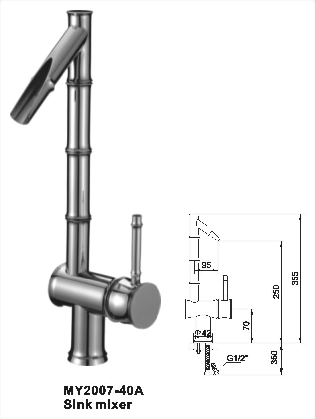 contemporary kitchen taps