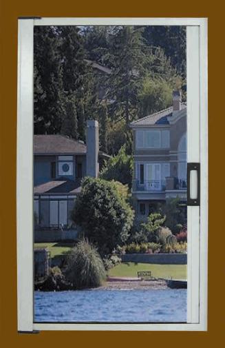 Retractable  Single Screen Door
