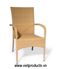 stacking poly rattan chair