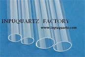 clear fused quartz glass tubing