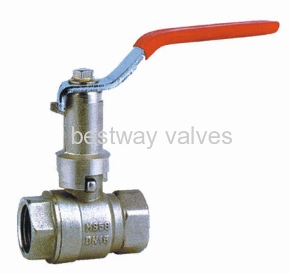 lock ball valves
