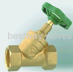 brass Y-stop valve