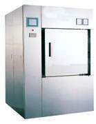 Mechanized door pulsant vacuum sterilizers