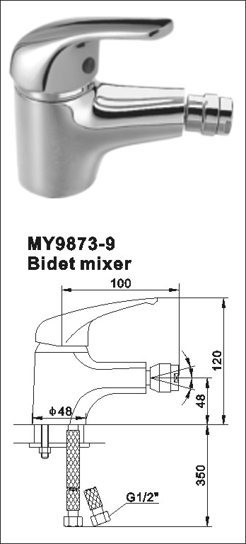 single handle bidet taps