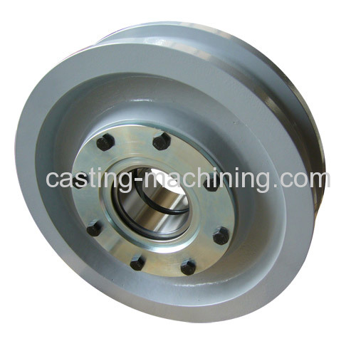 aluminium large pulley wheels