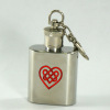 Stainless Steel Keychain Hip Flask