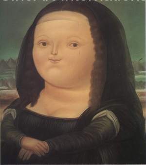 Botero Oil Painting