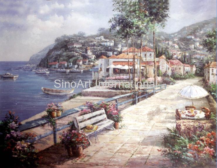 Mediterranean Oil Painting