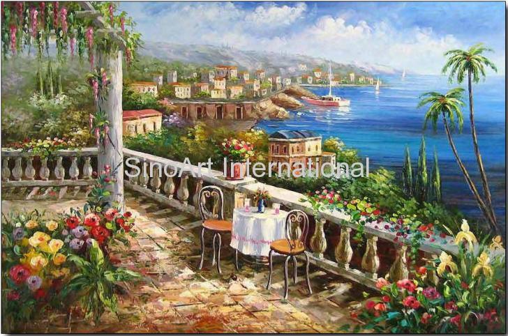 Mediterranean Oil Painting