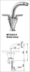 brass bidet mixer tap