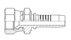 JIS Metric 60 Cone Seal Straight Fitting