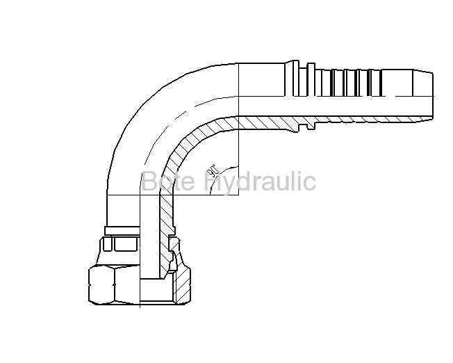 BSPP Multiseal 90 Elbow Fitting