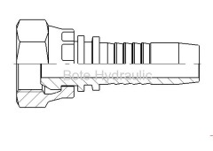 NPSM 60 Cone Seal Straight Fitting