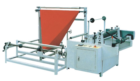 Folding and winding machine