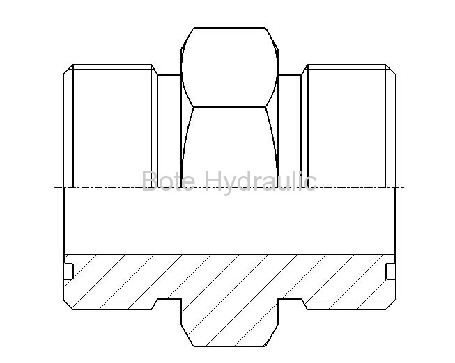 ORFS Straight Adapter