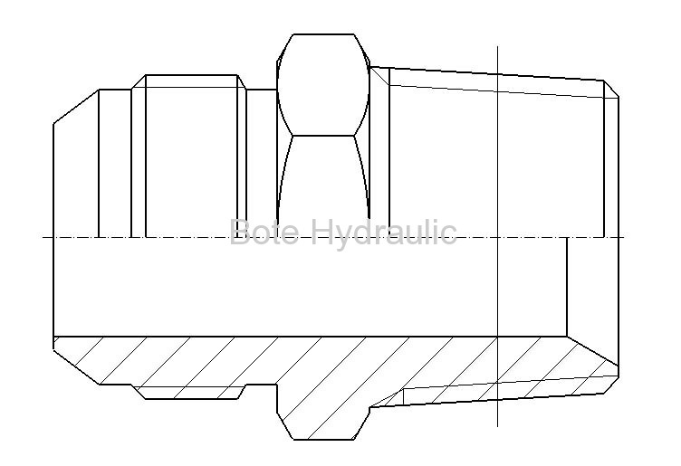 JIC&NPT Straight Adapter