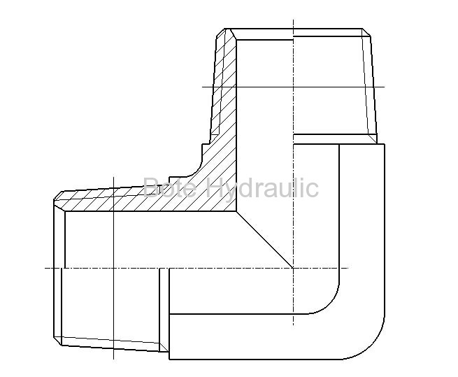 NPT 90  Elbow Adapter