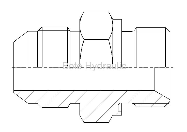 JIC&BSPP ED Seal Straight Adapter