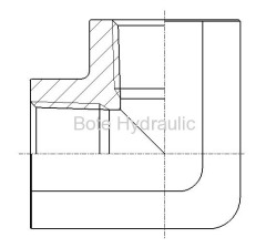 NPT Female 90 Elbow Adapter