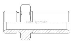 BSPP Bulkhead Straight Adapter