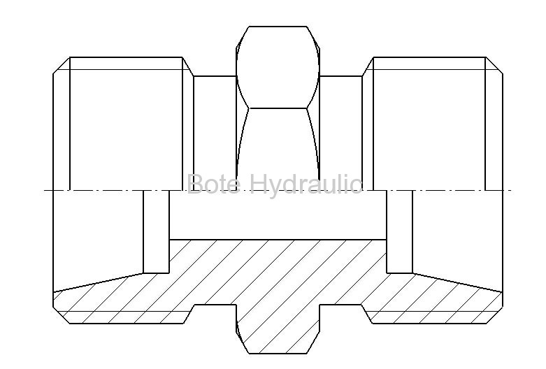 24 Cone Seal L.T. Straight Adapter