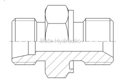 24 Cone Seal H.T. & ED Seal Straight Adapter