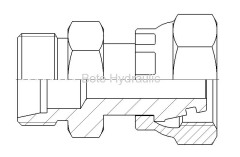 M/F 24 Cone Seal L.T. Straight Adapter