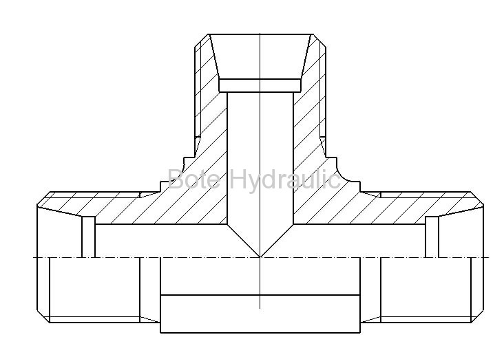 24 Cone Seal H.T. Tee