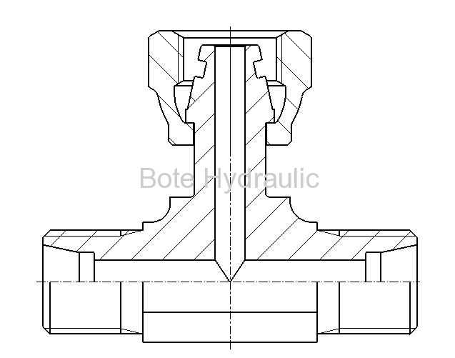 24 Cone Seal H.T. Branch Tee