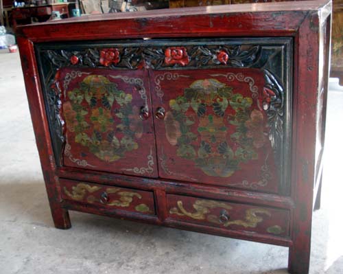 Classical Mongolia cabinet