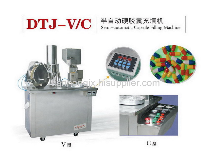 semi-automatic capsule filling machine