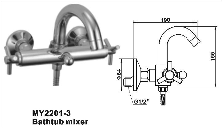 hand held bidet mixer tap