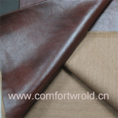 Pu Coated Leather Fabric For Car Seat Cover