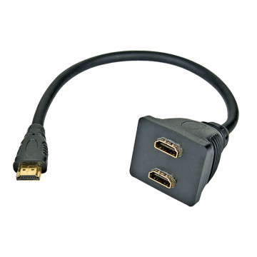 HDMI Male To 2xHDMI Female Adaptor