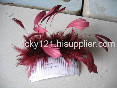 Red Fashion Fascinator