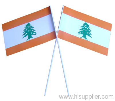 Paper stick flags