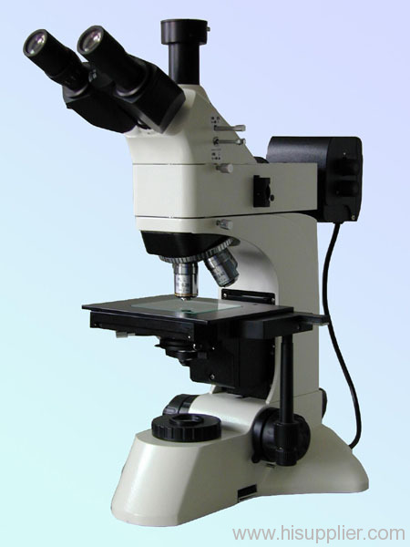 Trinocular metallurgical microscope