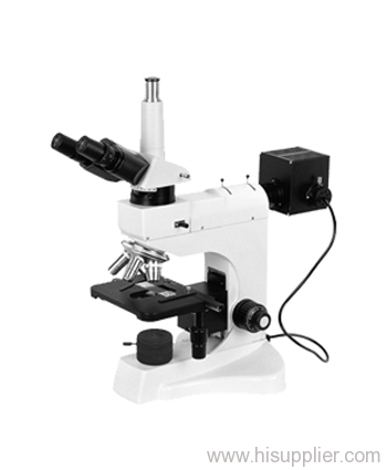 Inverted trinocular metallurgical microscope