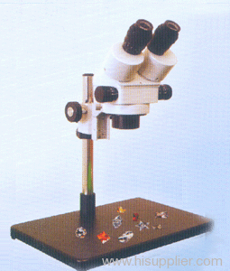 Employing  zoom stereo microscop