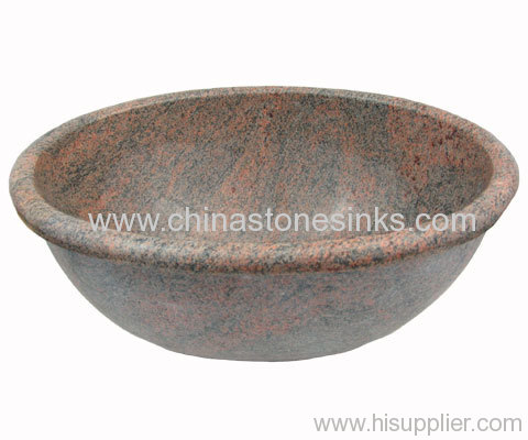 Granite vessel sink