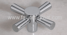 Chrome-plated faucets handwheel