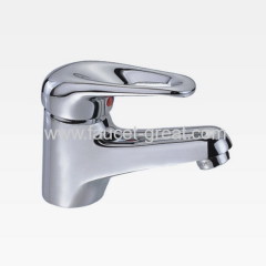 Single Hole Basin Copper Faucet