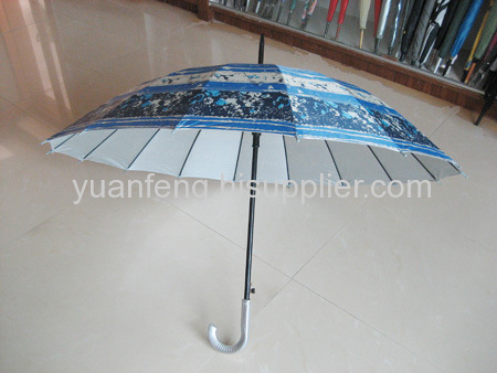 16RIBS UMBRELLA SILVER UMBRELLA